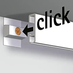 Artiteq Click Rail schilderij ophangsysteem compleet 2 meter wit RAL 9016 overschilderbaar