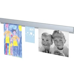 Artiteq Info Rail ophangsysteem 1 meter geborsteld aluminium