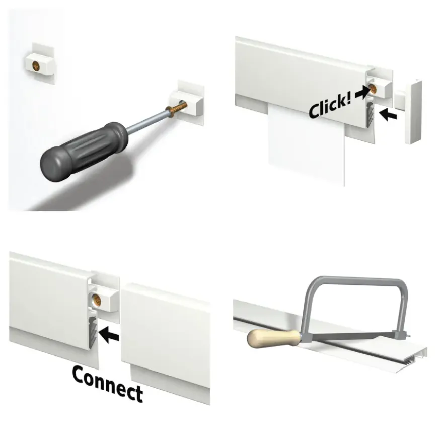 Artiteq Info Rail ophangsysteem 1 meter geborsteld aluminium
