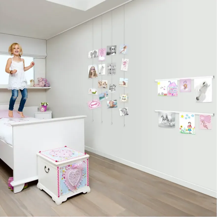 Artiteq Info Rail ophangsysteem 1 meter geborsteld aluminium