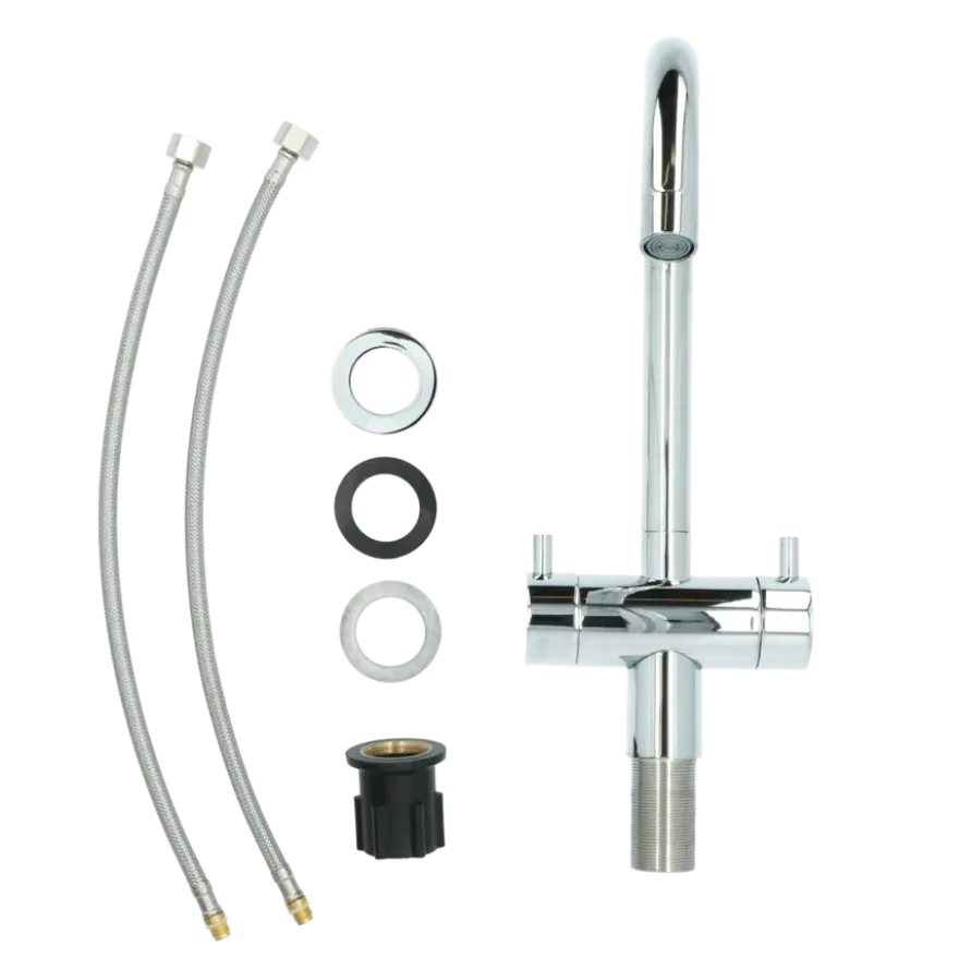 Atlantic Adrian 2-knops keukenkraan Chroom