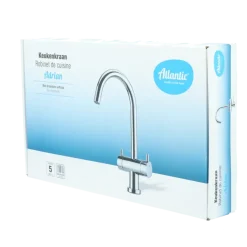 Atlantic Adrian 2-knops keukenkraan Chroom