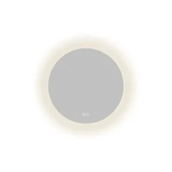 Atlantic badkamerspiegel Lexie met verlichting rond ø 50 cm chroom