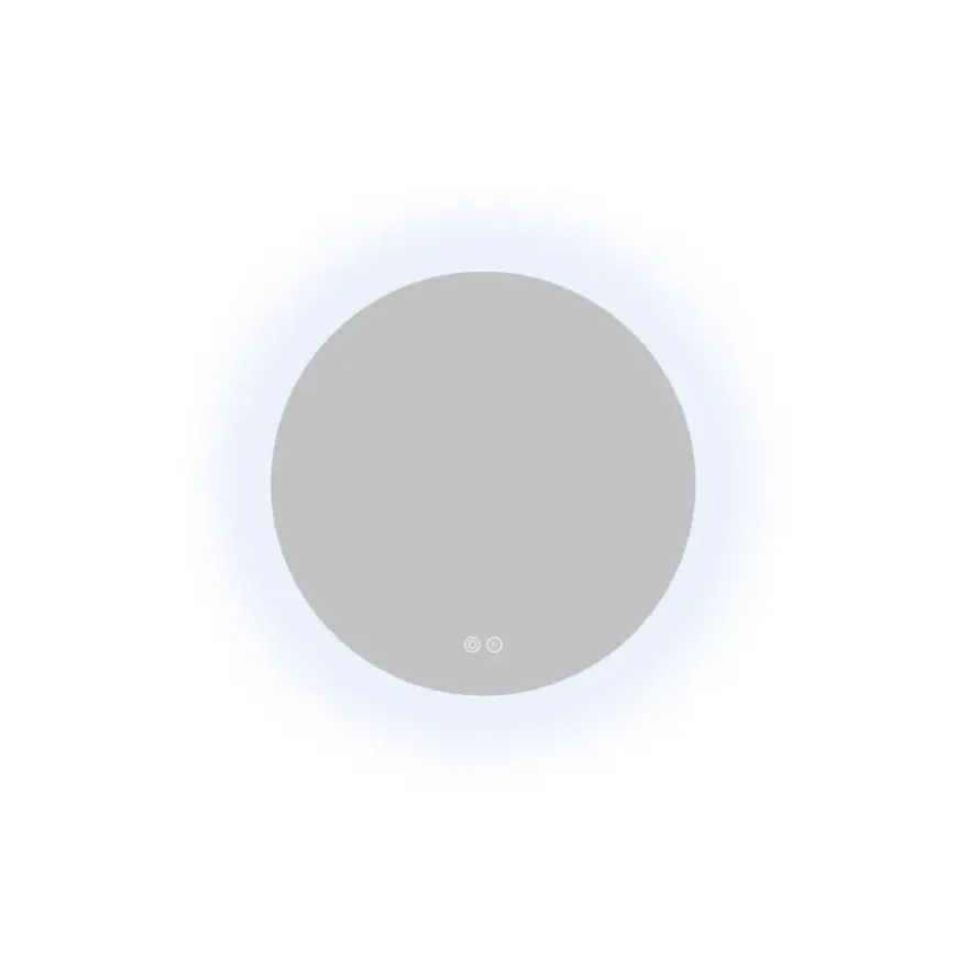 Atlantic badkamerspiegel Lexie met verlichting rond ø 50 cm chroom