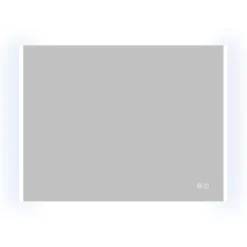 Atlantic badkamerspiegel Taylan met verlichting rechthoek 60 x 80 cm chroom