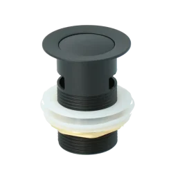 Atlantic Click pop-up wastafelafvoerplug Zwart