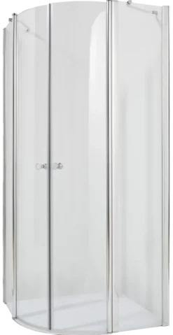 Atlantic douchecabine Cedar zilver glas 90 x 90 x 195 cm