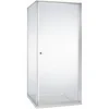 Atlantic douchecabine Roan met draaideur zilver hoek 90 x 90 cm