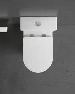 Atlantic duoblok toilet Jerry wit D-vorm
