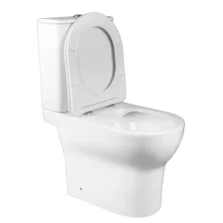 Atlantic duoblok toilet Nash wit D-vorm