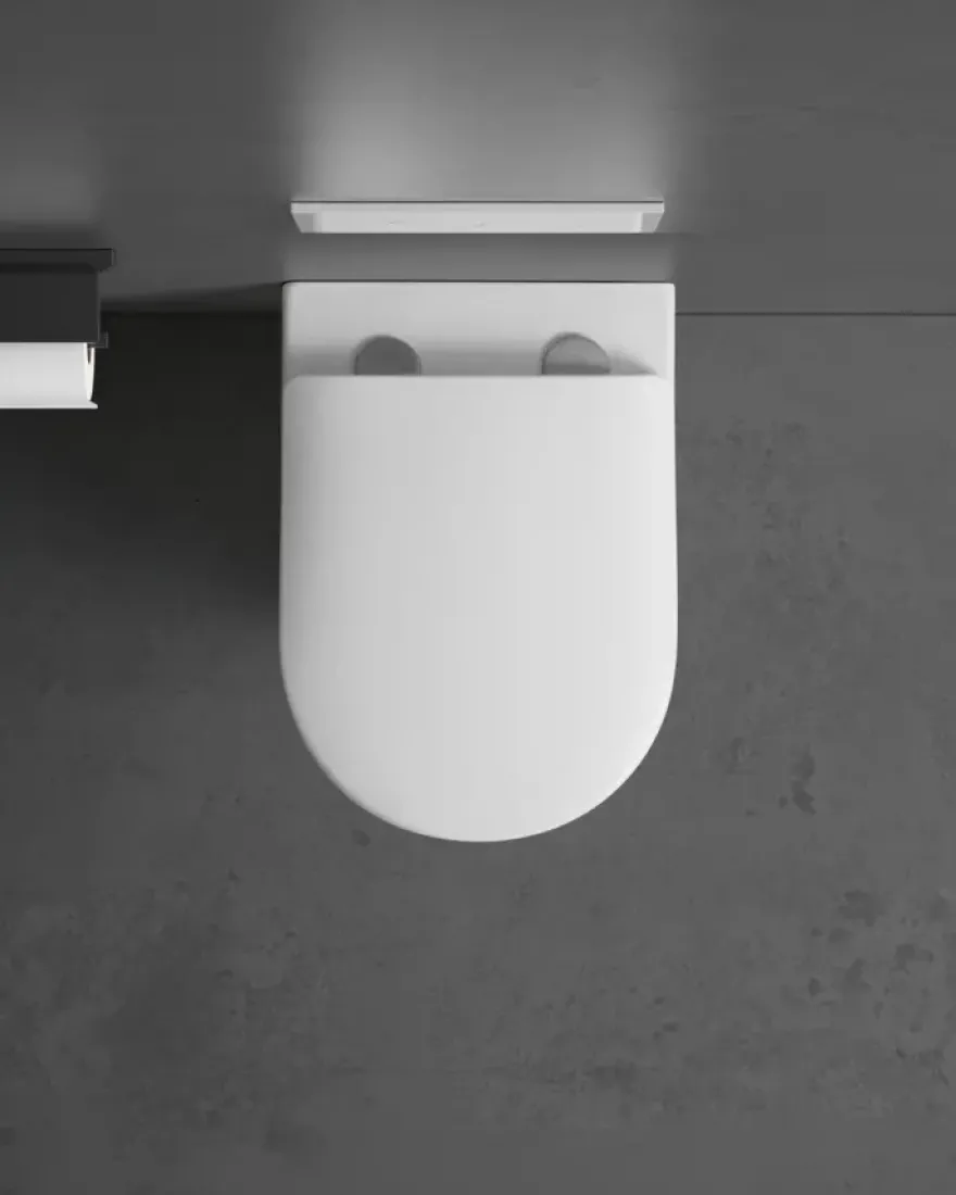 Atlantic hangend toilet Roy wit