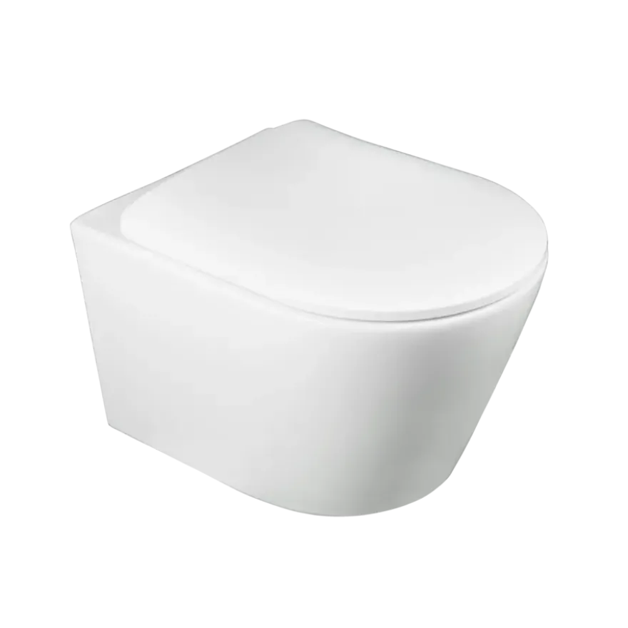 Atlantic hangend toilet Wesley wit