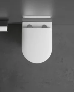 Atlantic hangend toilet Wesley wit