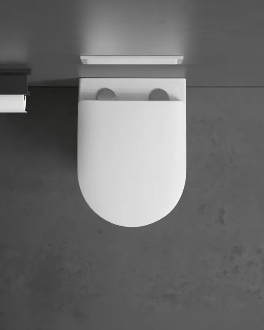 Atlantic hangend toilet Wesley wit