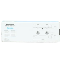 Atlantic Landon thermostatische douchekraan Chroom 15 cm