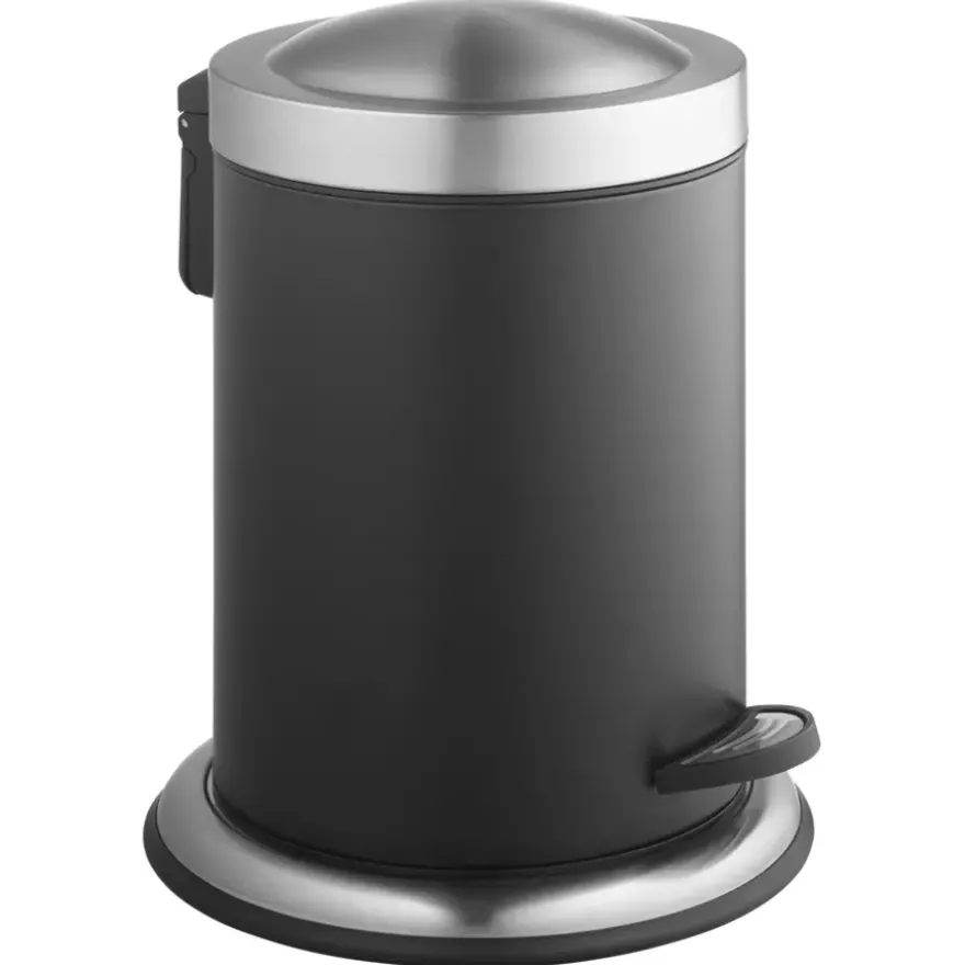 Atlantic pedaalemmer 5 liter RVS/Zwart