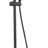 Atlantic regendoucheset Asher met handdouche 3 standen thermostaatkraan zwart - hartafstand kraan 12 cm