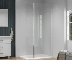 Atlantic Sapelo scharnierende zijwand 30x195 cm