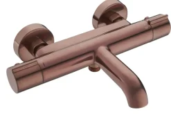 Atlantic thermostatische badkraan Colin koper 15 cm