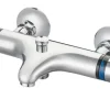 Atlantic thermostatische badkraan Diane met omstelling chroom 15cm