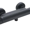 Atlantic thermostatische douchekraan Colin zwart 15 cm