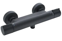 Atlantic thermostatische douchekraan Colin zwart 15 cm