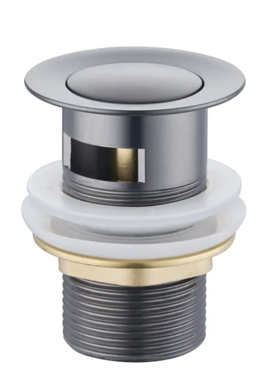 Atlantic wastafelafvoerplug Click pop-up Gun Metal