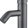 Atlantic wastafelkraan Oscar gun metal