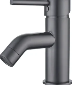 Atlantic wastafelkraan Oscar gun metal