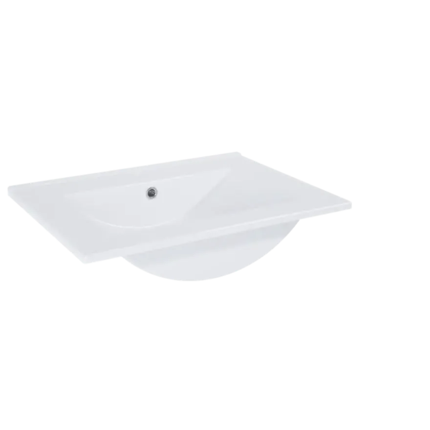 Atlantic wastafel Kyra wit keramiek 60 cm