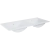 Atlantic wastafel Kyra wit keramiek 120 cm