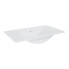 Atlantic wastafel Kyra wit keramiek 80 cm