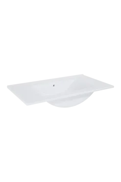 Atlantic wastafel Kyra wit keramiek 80 cm
