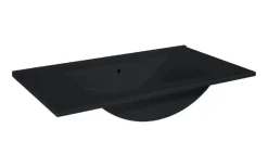 Atlantic wastafel Kyra zwart keramiek 80 cm