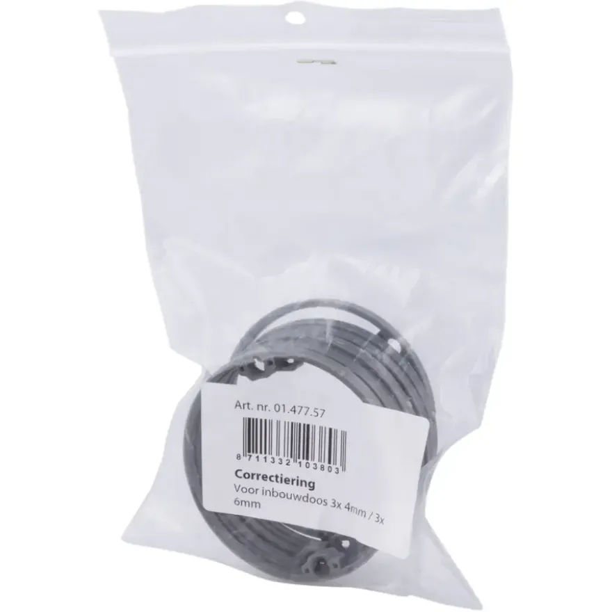 Attema inbouwdoos correctiering 6mm 6 Stuks