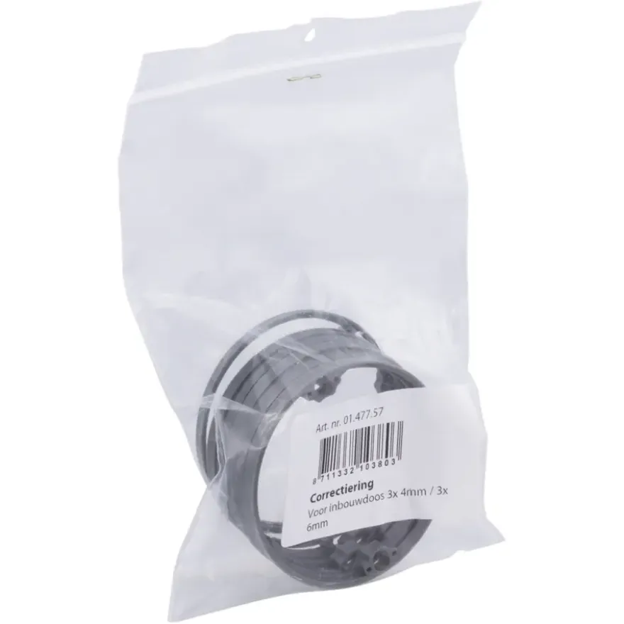 Attema inbouwdoos correctiering 6mm 6 Stuks