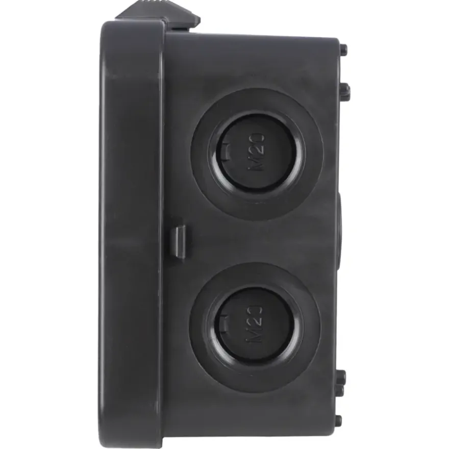 Attema kabeldoos zwart M20 met 3 wartels IP65