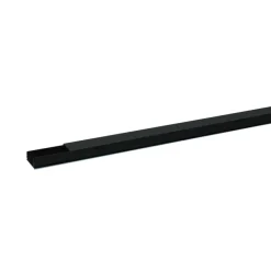 Attema snoergoot 20x10mm zwart 2 meter