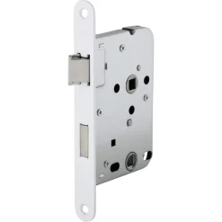 ATZ Insteekslot badkamerslot/wc-slot met witte voorplaat Doorn 50mm