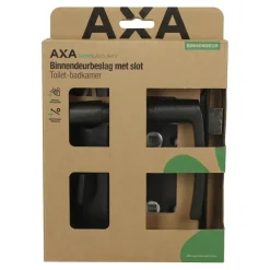 AXA binnendeurbeslag edge blokkruk toilet 63-8 met slot