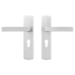 AXA deurkrukset Curve Blok aluminium blindschild sleutelgat PC55