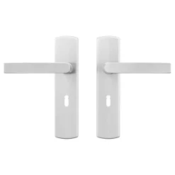 AXA deurkrukset Curve Blok aluminium blindschild klaviersleutel