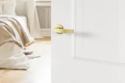 AXA deurkrukset Curve Blok goud rozet