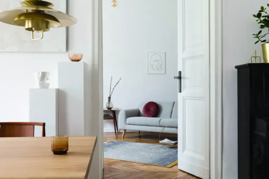 AXA deurkrukset Curve Blok zwart blindschild