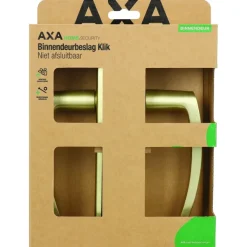 AXA deurkrukset Curve klik blindschild goud