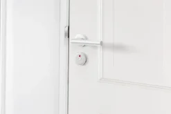 AXA deurkrukset Curve Milan aluminium rozet met wc-/badkamergarnituur