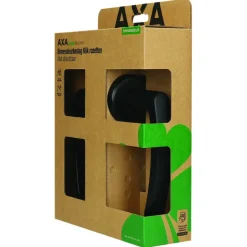 AXA deurkrukset klik met ronde rozet zwart