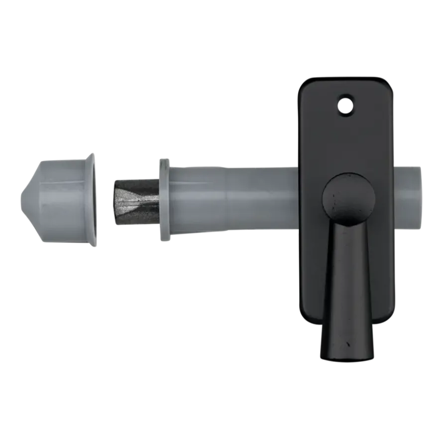 AXA inboorgrendel doornmaat 50mm zwart incl sluitkom