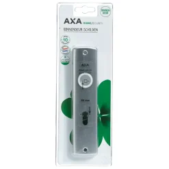 AXA langschild binnendeur aluminium kruk/sleutel 55 mm