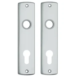 AXA langschild binnendeur aluminium kruk/cilinder 72 mm